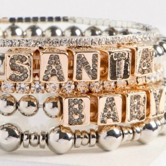 Torrid Gold and Silver Beaded Bracelet Set - Picture 5 of 7